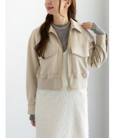 Te chichi スウェードジップブルゾン