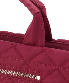 TOCCA TRACE PAVE FASTENER TOTE ナイロンキルトバッグ