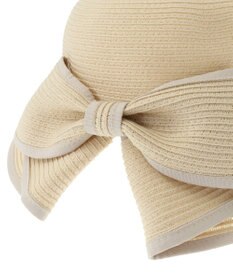 Maison de FLEUR リボンスリットパイピングハット