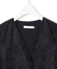 ICB ダイヤカットジャカードブラウス