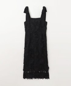 GRACE CONTINENTAL ケミカルフラワーレースワンピース