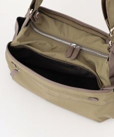 Y'SACCS 【ナイロンタフタ×リサイクルレザー】デイリーショルダー　Mサイズ