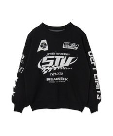 WEGO スポーツグラフィックジャガードニット