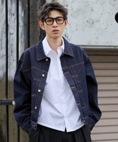 WEGO 【ユニセックス着用ITEM】リジットデニムジャケット