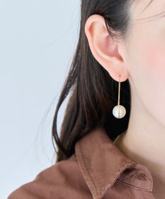 Phoebe 〈金属アレルギー対応〉ビッグサークルパールピアス/ニッケルフリー/大ぶり/存在感◎/主役級