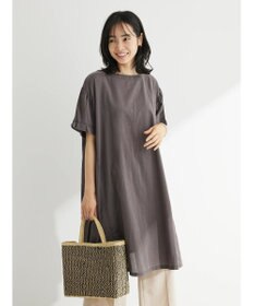 Green Parks Ｉ　ピグメント５分袖チュニック