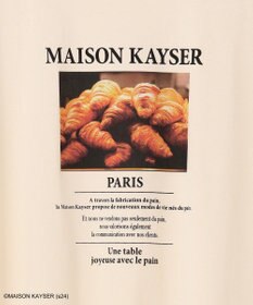 ANY 【MAISON KAYSERコラボ】フォトプリント半袖Tシャツ