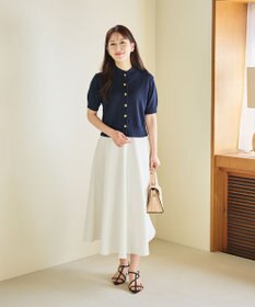 #Newans 【シワになりにくい】〈花乃まりあさんコラボ〉サーキュラースカート