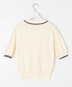 ANY SIS 【洗える】バイカラー ポロニット