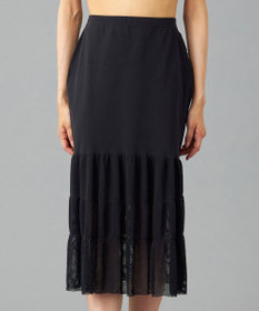 Chacott 【ノーソーイングニット】ティアードニットスカート