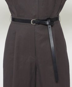 uncrave 【手洗い可】ライト チノ ベルト付き オールインワン（uncrave WHITE）