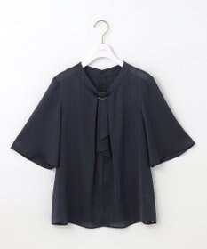 ANY SIS 【洗える】メタルパーツボウタイ ブラウス