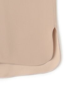 BEIGE， FLEUR / バックサテン プルオーバーブラウス