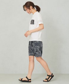 JOSEPH ABBOUD MOUNTAIN 【UNISEX】3Dエンボスリーフ ハーフパンツ