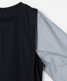 ANY L シャツコンビワンピース