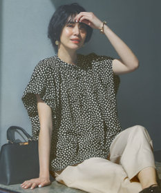 ANY スクエアプリントシャツ