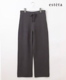 23区 L 【エステータ】エアリースパンウール ニットパンツ