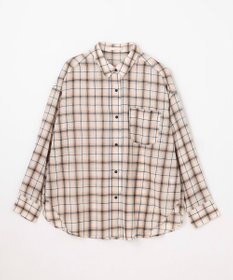 ANY シアーチェックシャツ