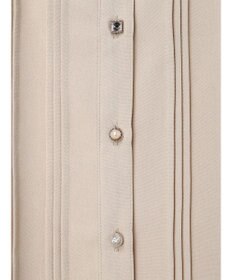 Green Parks ・ＥＬＥＮＣＡＲＥ　ＤＵＥ　イロイロ釦ピンタックブラウス