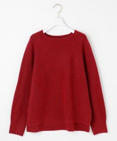 ANY SIS ボートネックAir ニット