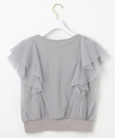 ANY SIS 【洗える】ラッフルチュール プルオーバー