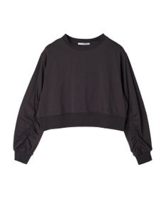 Green Parks ・ＥＬＥＮＣＡＲＥ　ＤＵＥシャーリング袖プルオーバー