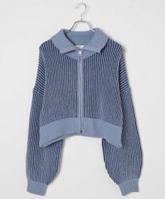 WEGO ダブルジップショートカーデ