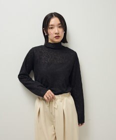 Green Parks レースハイネックプルオーバー