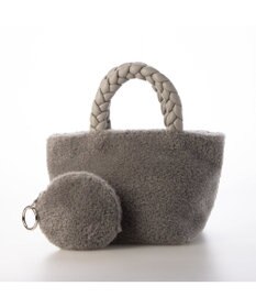 UNBILLION カシュカシュ cachecache / ブレイドハンドルボアミニトート