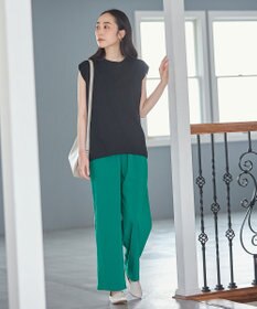 ANY 【接触冷感/UVケア】ビューティベーシックノースリーブタックTシャツ