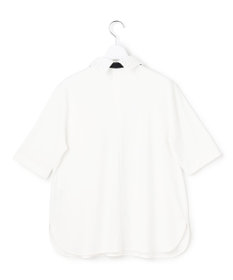 ICB 【先行予約・WEB限定カラーあり】マラボーテライトジョーゼット 半袖ボウタイ付きシャツカラートップス