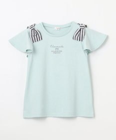 ANY KIDS ひんやりクール 肩リボンTシャツ