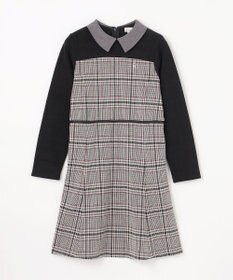 組曲 KIDS 【150-160㎝】レディチェック ワンピース