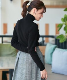 Tiaclasse L 【新色追加・洗える】リブタートルニット