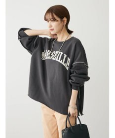 Green Parks ・ＲＡＹ　ＣＡＳＳＩＮ　ロゴｐｔカラーステッチスウェット