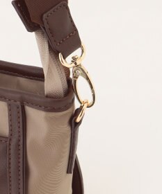 LA BAGAGERIE 【MONICA】ナイロンコンビショルダーバッグ