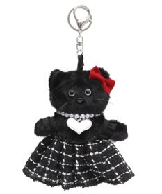 WEGO ゴージャスキャットぬいぐるみキーホルダー