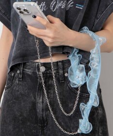 WEGO フリルチェーンストラップ