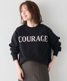 ANY 【洗濯機可】スウェットライクロゴニット