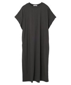 Green Parks 接触冷感　袖切替えカットワンピース