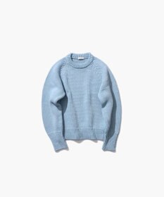 23/SS】COTTON LILY YARN | クルーネックセーター / ATON 
