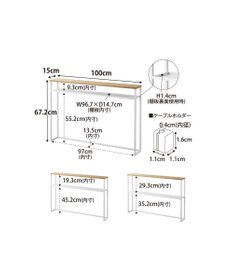 tower 棚板が動く後付けヘッドボード タワー ホワイト