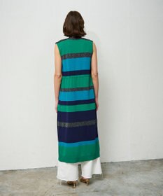 GRACE CONTINENTAL ニットマルチボーダージレ