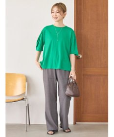 AMERICAN HOLIC 接触冷感袖コンシャスカットプルオーバー