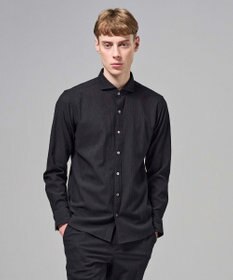 JOSEPH HOMME 【新モデル】トリコサッカーストレッチ 　ホリゾンタルカラーシャツ