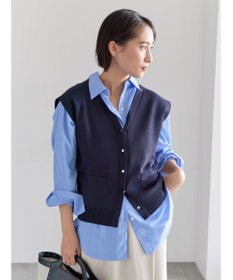 Te chichi 総針ポケット付きVネックベスト《2026 spring catalog item》