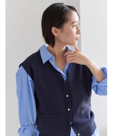 Te chichi 総針ポケット付きVネックベスト《2026 spring catalog item》