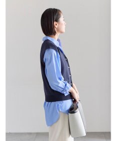 Te chichi 総針ポケット付きVネックベスト《2026 spring catalog item》