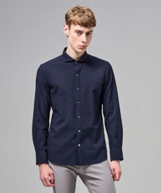 JOSEPH HOMME 【新モデル】トリコサッカーストレッチ 　ホリゾンタルカラーシャツ