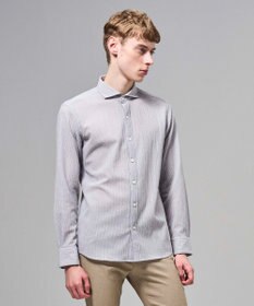 JOSEPH HOMME 【新モデル】トリコサッカーストレッチ 　ホリゾンタルカラーシャツ